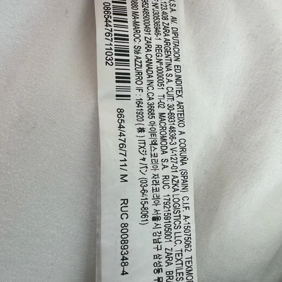 Zara Brown Ruched Crop Camisole - Picture 8 of 10